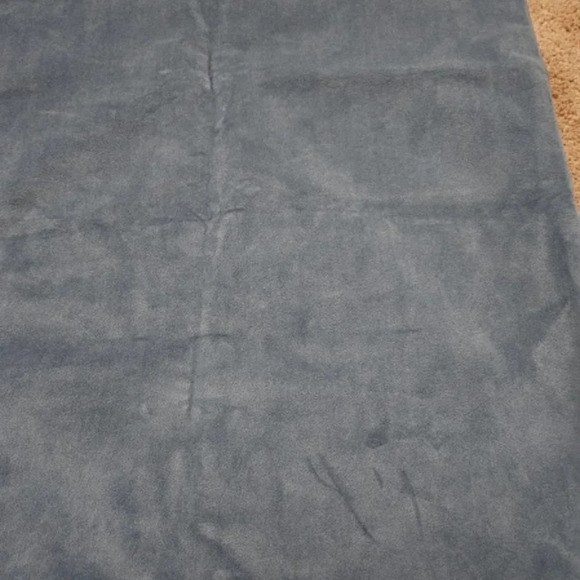 Blue Velvet 25" x 25" Square Invisible Zipper Double Sided Pillow Cover - Picture 3 of 4